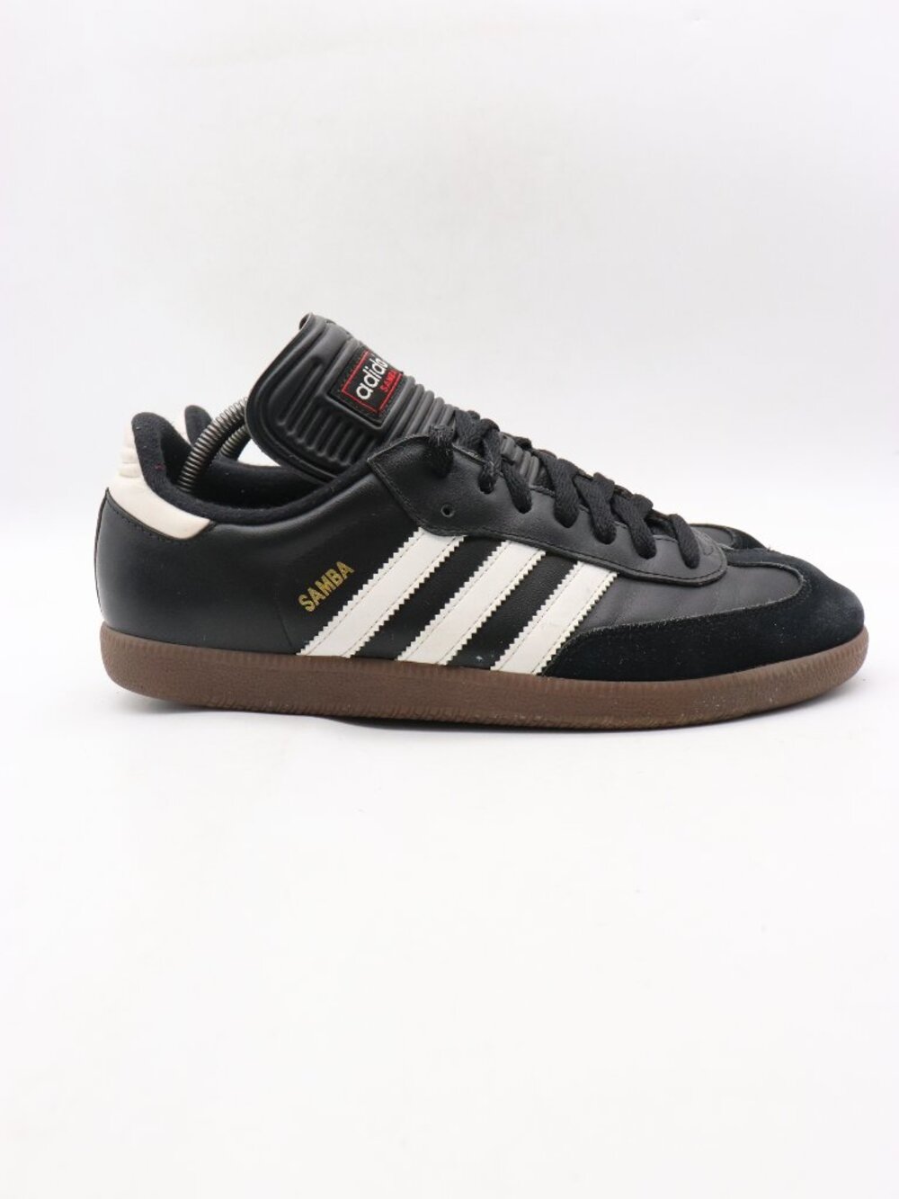 Adidas Samba Classic Men's US Size 10 Black Leather Sneakers Running Shoes